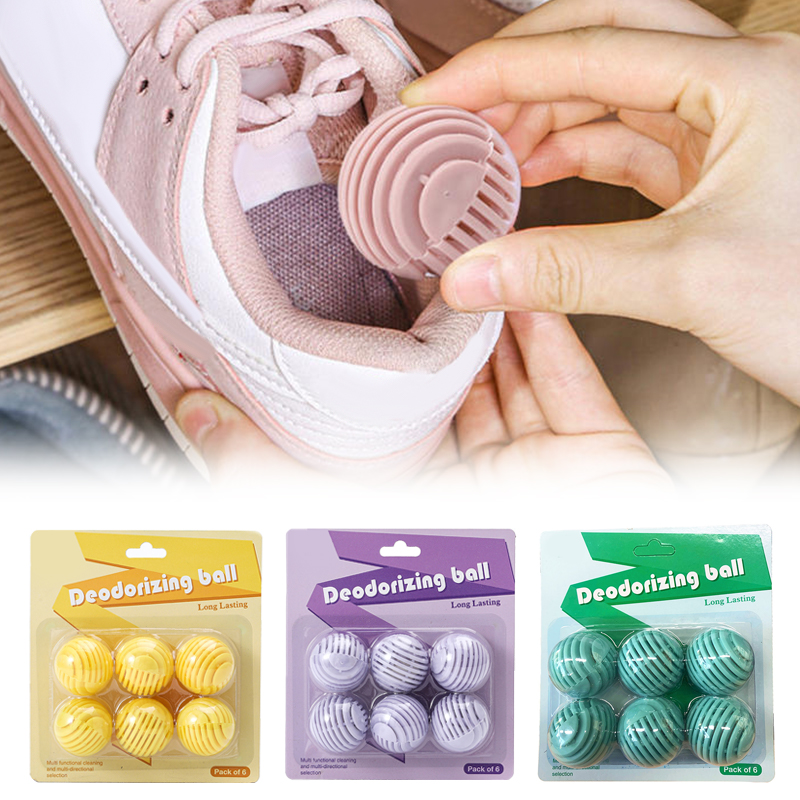 Shoe Deodorizer Ball - Langdurig werkende aromatische deodorantballetjes, vocht- en